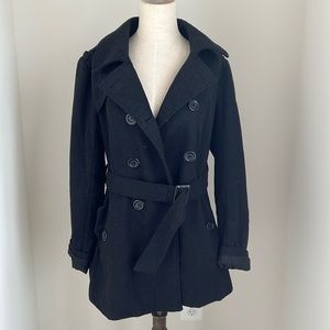 | ambience apparel | black, outer coat size Large